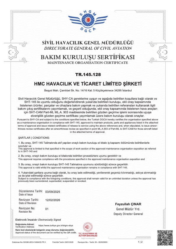 EASA Part 145 Approval